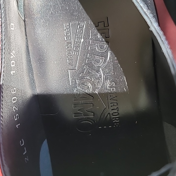 #100 SALVADOR FERRAGAMO MEN'S OXFORD SHOES WITH SHOE LACES - Picture 6 of 13